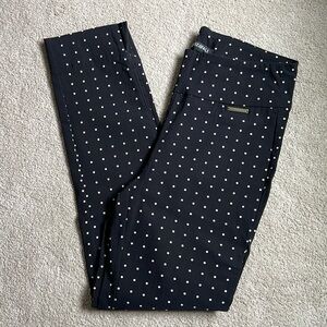 Roz & Ali Petite Skinny Polka Dot Pants